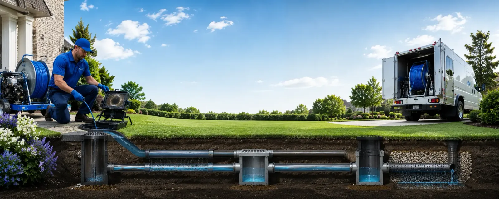 Outdoor drain cleaning information for Huntington, WV